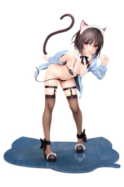 ケモミミ学園 「メイド水着優ちゃん」illustrated by 色谷あすか 1/7スケール 塗装済み完成品フィギュア