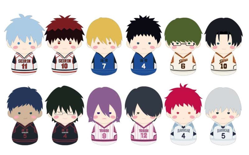 【BOX販売】FUKUBUKU COLLECTION 黒子のバスケ トレーディングマスコット(全12種) 1BOX:12個入