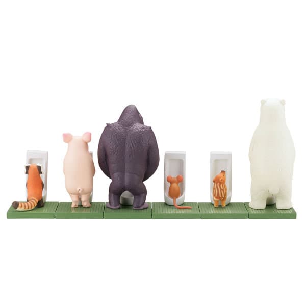 【BOX販売】ミニチュア キューブ 佐藤邦雄の動物たち「つれ○○○」(全5種) 1BOX:6個入