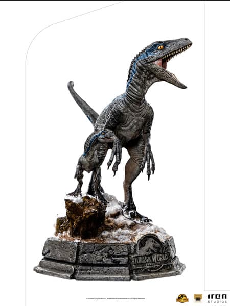『ジュラシック・ワールド/新たなる支配者』 【アイアン・スタジオ スタチュー】 「デラックス・アートスケール」1/10スケール ブルー&ベータ