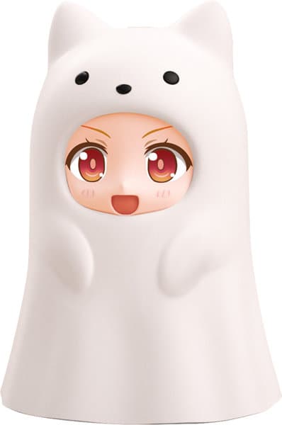 ねんどろいどもあ きぐるみフェイスパーツケース おばけねこ(しろ)