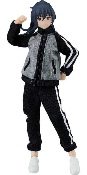 figma Styles 女性body(マコト)with ジャージ セットアップ+ジャージスカートコーデ