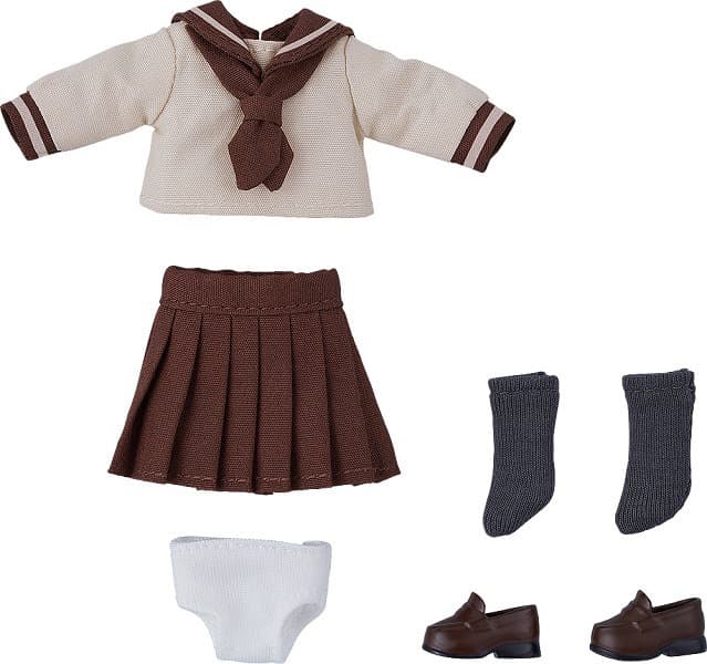 ねんどろいどどーる おようふくセット セーラー服 長袖(ベージュ)