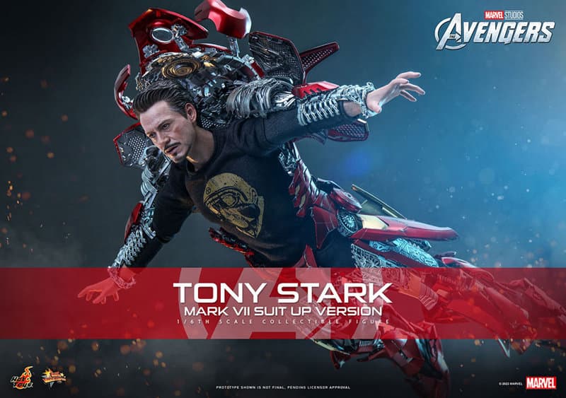 【ムービー・マスターピース】 『アベンジャーズ』1/6スケールフィギュア トニー・スターク(マーク7・スーツアップ版)