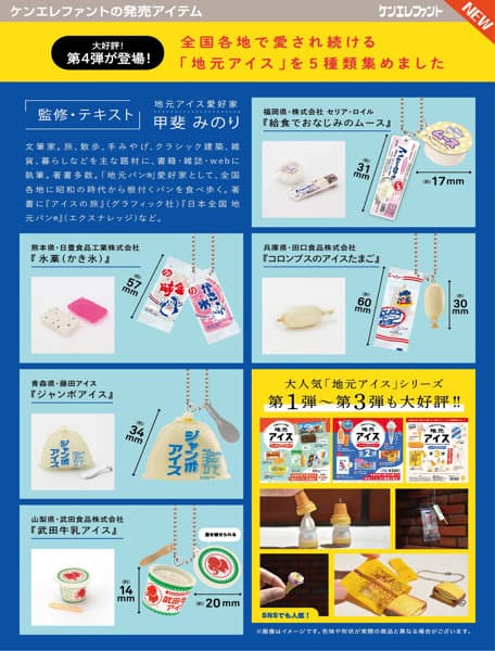【BOX販売】甲斐みのり監修 地元アイス 第4弾 (全5種) 1BOX:12個入