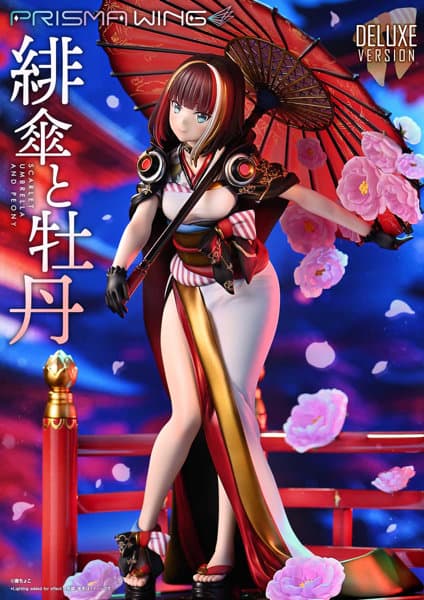PRISMA WING 藤ちょこ氏オリジナルイラスト 緋傘と牡丹 DX版