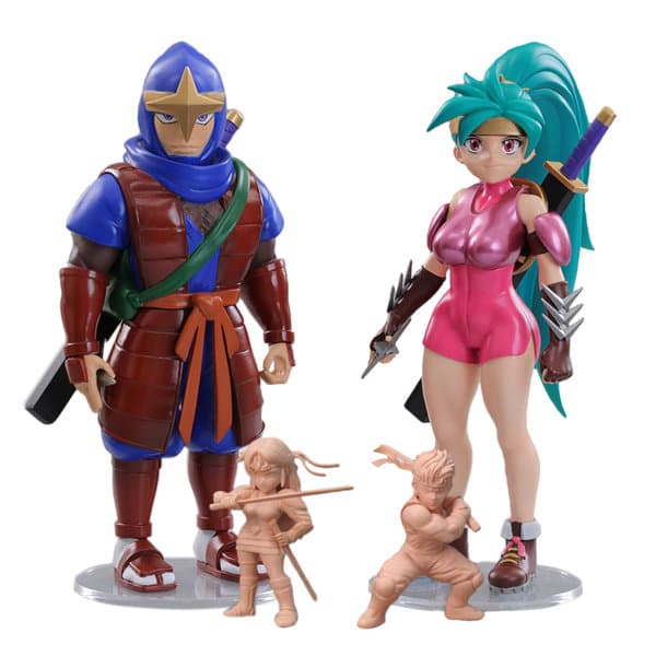 ソフビフィギュア 闇の仕事人KAGE Shadow of The Ninja ハヤテ+カエデ コレクタブルセット