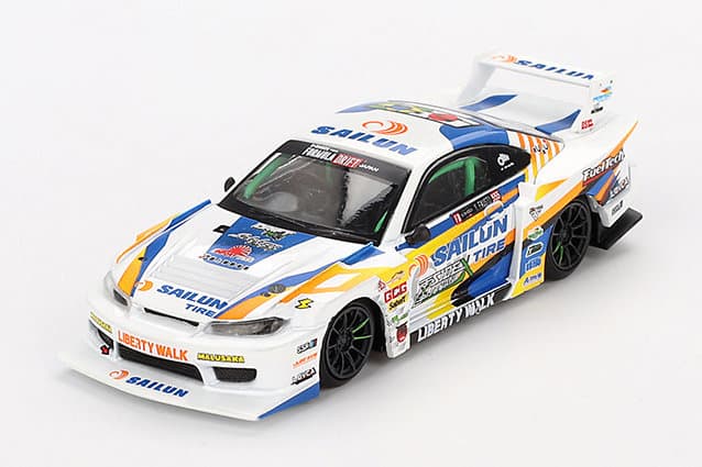 Nissan シルビア S15 LB-Super Silhouette #555 2023 Formula Drift Japan 右ハンドル