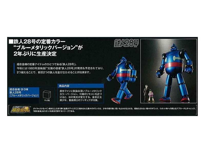 超合金魂 GX-24M 鉄人28号 (ブルーメタリックVer.)
