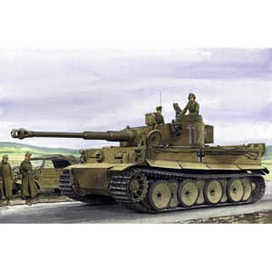 1/35 WW.II ドイツ軍 ティーガーI 極初期生産型 ドイツアフリカ軍 第501重戦車大隊&第7戦車連隊 1942/43 チュニジア