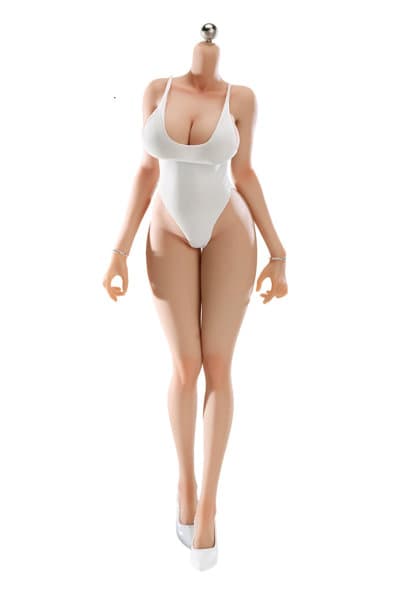 ベリークール 1/6 女性素体 Body No.6 カートゥーンスタイル シリコン ボディ ラージバスト & スリム B ノーマルスキン