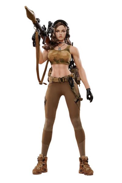 ベリークール 1/6 デザート フィメール ソルジャー タリア ブラウンヘア Ver.